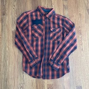 Harley-Davidson button down long-sleeve shirt      Non-smoker home     Worn once